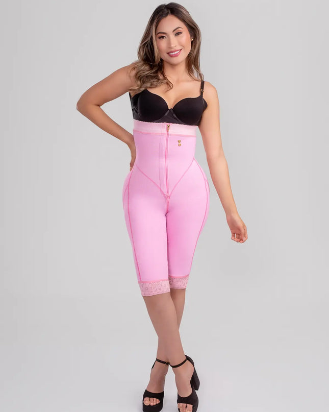 Strapless silueta de sirena cierre invisible hasta la rodilla