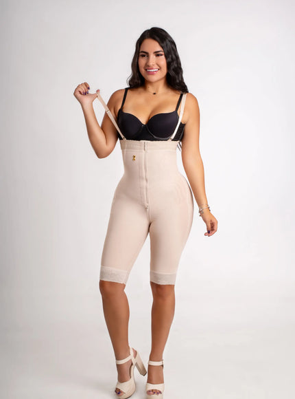 Stapless cierre invisible  larga hasta la rodilla