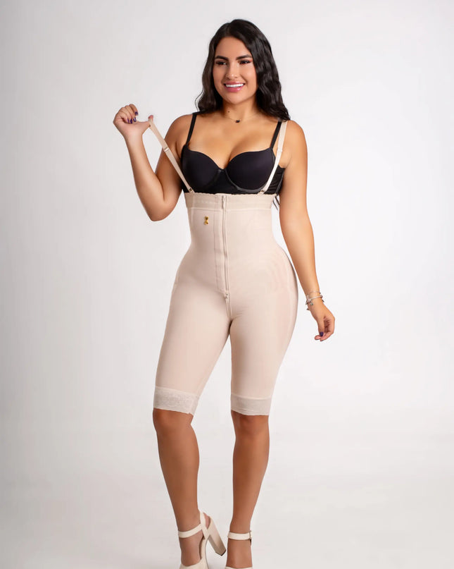 Stapless cierre invisible  larga hasta la rodilla