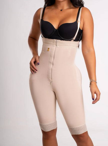 Stapless cierre invisible  larga hasta la rodilla