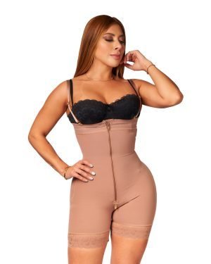 FAJA STRAPLESS RELOJ ARENA CON CIERRE INVISIBLE CORTA COCOA