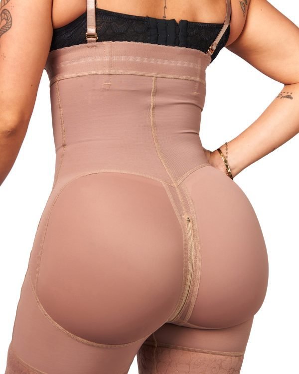 FAJA STRAPLESS RELOJ ARENA CON CIERRE INVISIBLE CORTA COCOA - Imagen 5