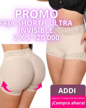Promo faja shorth ultra invisible 2 x $120,000